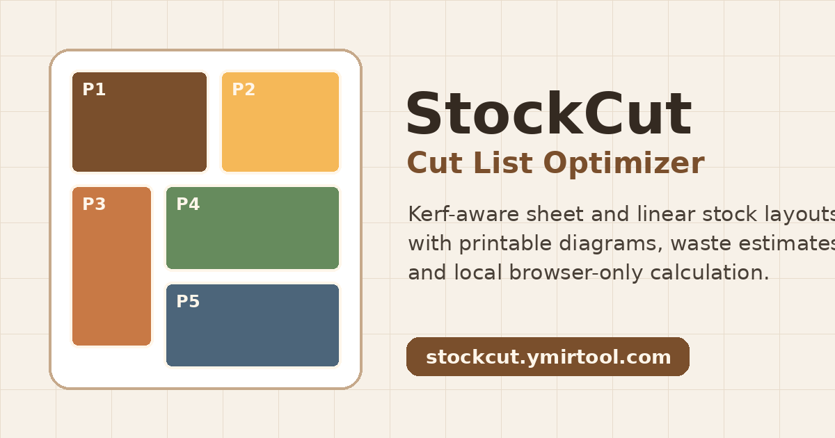 Cut List Optimizer for Sheet Goods, Boards, Pipe, and Tube - StockCut